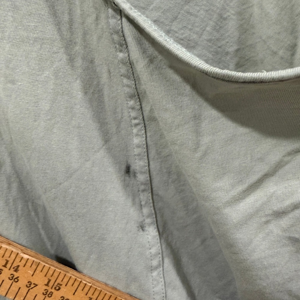 Daily Practice Green Gray Tank Top Dress Sleeveless Racerback bubble Hem M - Picture 6 of 6